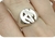 Anillo doble inicial ovalado | Plata 925 - comprar online