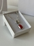Conjunto cadena + dije piedra natural ~ Plata 925