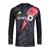 Camisa Toronto FC Goleiro 24/25 manga longa - Torcedor Adidas Masculina - Preta com detalhes em vermelho e amarelo