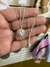 Collar de corazon con strass