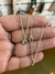 Collar circular con piedra