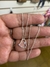 Collar de corazon con strass