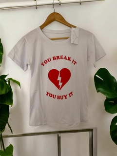Remera Estampada You Break it