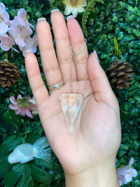 Pêndulo de Quartzo Transparente - comprar online