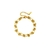 Pulsera dorada cadena nudo - comprar en línea