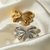 Aretes 3 pétalos