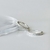 Piercing argola cravejada com zircônias