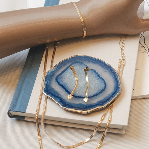 Corrente e pulseira laminada