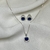 Conjunto azul escuro
