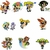 STICKERS THE POWERPUFF GIRLS PACK x 50 - Fanville