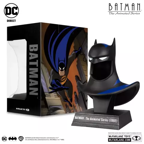DC DIRECT MASCARA COWL BATMAN THE ANIMATED SERIES 1992 GOLD LABEL