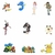 STICKERS POKEMON PACK x 50 en internet