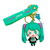 LLAVERO DE GOMA HATSUNE MIKU