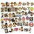 STICKERS ONE PIECE PACK x 50
