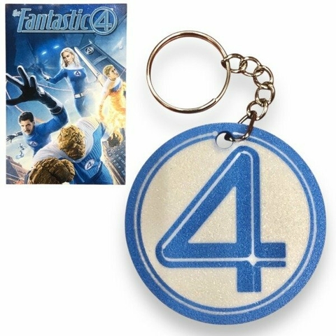 LLAVERO 3D MARVEL THE FANTASTIC 4 FIRST STEPS LOGO - comprar online