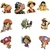 STICKERS ONE PIECE PACK x 50 - tienda online