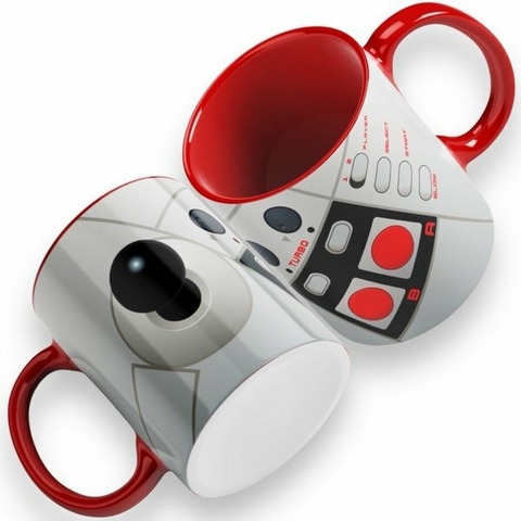 TAZA CERAMICA CONSOLA NINTENDO NES JOYSTICK ARCADE