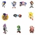 STICKERS SONIC THE HEDGEHOG PACK x 50 - tienda online