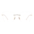 Armação Óculos de Grau Jimmy Choo 363 000 Rosa Ouro - comprar online