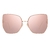 Óculos de Sol Jimmy Choo RIO/S BKU Ouro Nu - loja online