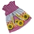 Vestido Listrado Com Flores- Pink Branco Kyly na internet