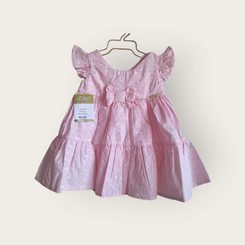VESTIDO INFANTIL ESTAPAMPADO COM CALCINHA 100% ALGODÃO - 2 PEÇAS - VESTIDO DE BEBÊ COM TAPA FRALDA - Marineland