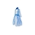 Fantasia princesa rainha do gelo neve deluxe infantil - comprar online