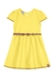 Vestido Infantil Ribana Aurora com aplique e cinto Mundi
