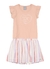 CONJUNTO BLUSA E SAIA SHORTS COTTON JACQUARD Estampa e lettering "Much love for you" - comprar online