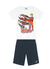 CONJUNTO CAMISETA MEIA MALHA E BERMUDA MOLETINHO Naruto na internet