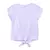 Imagem do BLUSA INFANTIL MENINA BRANCA CROPPED COM ESTAMPA DE CARINHA FELIZ KOOKABU