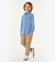 Calça Social infantil Menino Trick Nick em sarja azul marinho ou bege