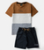 Conjunto Infantil Menino Bermuda Poliester e Camiseta Malha - comprar online