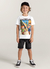 CAMISETA MEIA MALHA MINECRAFT Estampa grande