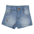 SHORT JEANS BEBÊ MENINA LAVAGEM CLARA - loja online