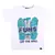 CONJUNTO INFANTIL MENINO CAMISETA BRANCA COM SKATE E BERMUDA TACTEL - PREMIUM - Marineland