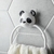 Suporte De Toalha De Rosto Para Parede Banheiro Panda - achadosdoDu