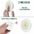 Kit 3 Lâmpadas Luminária Led Controle S/ Fio Spot Remoto 15w - achadosdoDu
