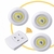 Kit 3 Lâmpadas Luminária Led Controle S/ Fio Spot Remoto 15w
