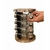 Torre De Porta Condimento Inox 16 Potes Base Giratorio - achadosdoDu