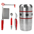 Espremedor Amassador Cortador de Frutas Verduras Aço Inox - comprar online