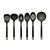 Conjunto Kit Utensílios Cozinha Colher Concha Escumadeira Espátula Pegadores na internet