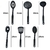 Conjunto Kit Utensílios Cozinha Colher Concha Escumadeira Espátula Pegadores - achadosdoDu