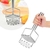 Espremedor Batata Amassador Duplo Legumes Resistente Aço Inox - achadosdoDu