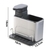 Porta Detergente Organizador Pia Cozinha Dispenser Sabão Inox - loja online