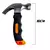 Martelo Mini 16cm 6'' Com Cabo Curto Emborrachado Martelinho Pequeno Antideslizante - comprar online