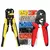 Kit Alicate Crimpar + 1200 Terminais Ilhos + Descascador 0,25 Até 10mm² - loja online