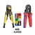 Kit Alicate Crimpar + 1200 Terminais Ilhos + Descascador 0,25 Até 10mm² na internet