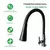 Torneira Premium Gourmet Cozinha Mesa Bancada Pia Flexível Preta Metal + Abs Super registente - Global Reparos