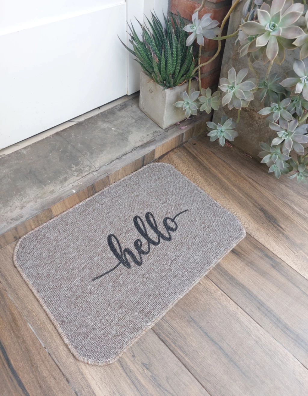 Felpudo visón Hello